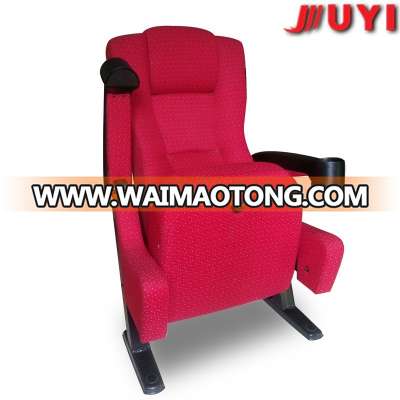 JUYI Cinema Chair Factory Price Red Cup Holder cinema chairs for sale